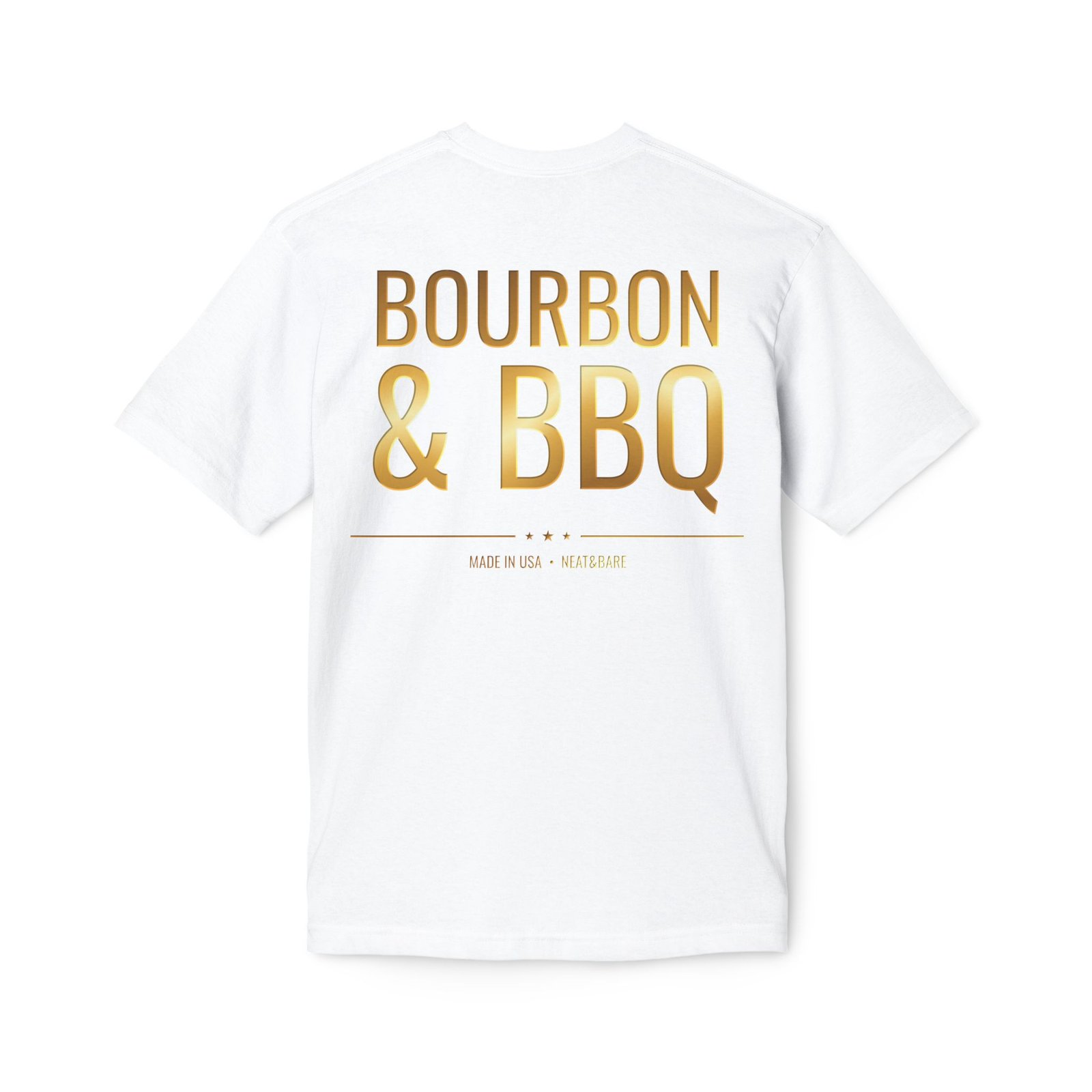 Bourbon and BBQ | Unisex Midweight T-shirt, Made in US