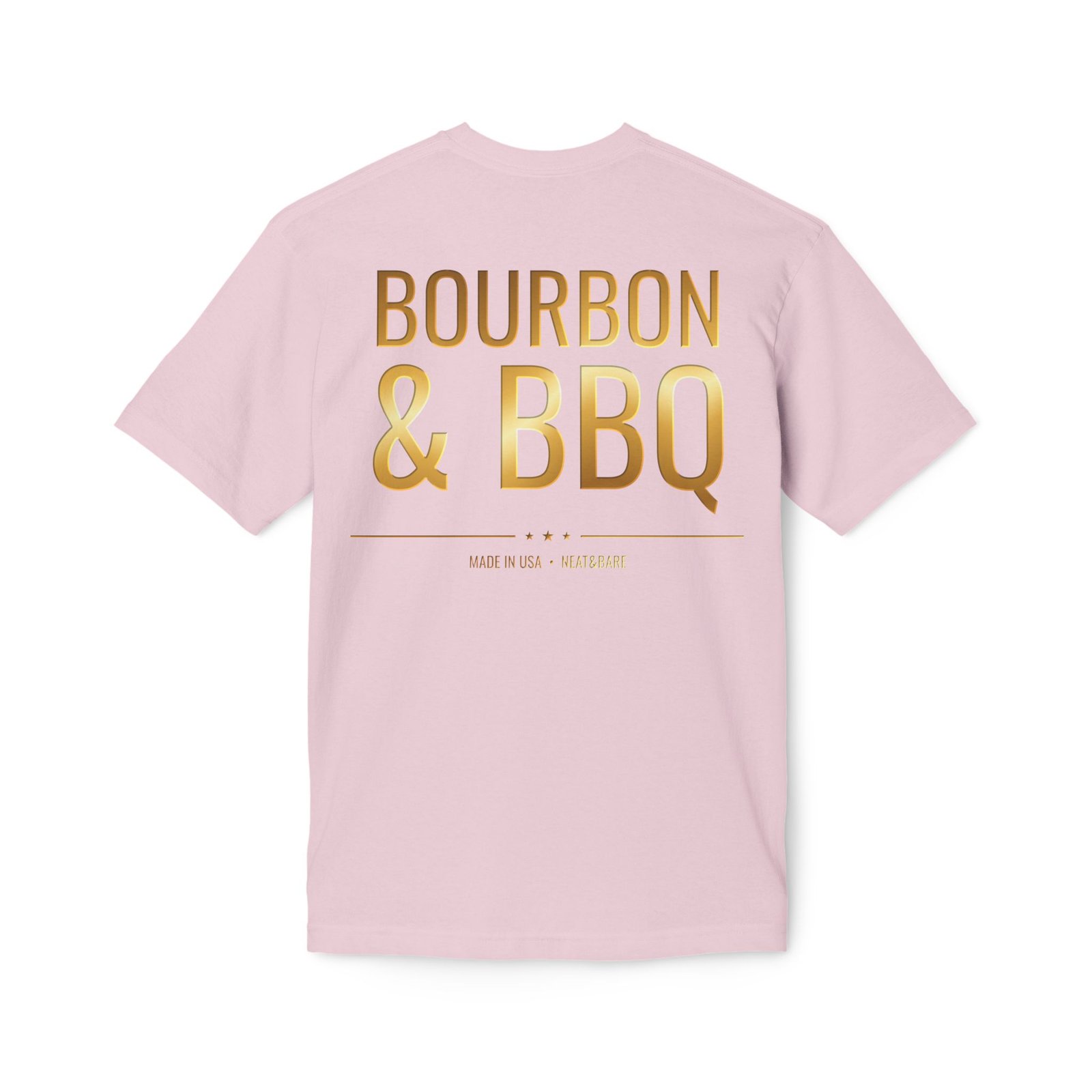 Bourbon and BBQ | Unisex Midweight T-shirt, Made in US - Image 13