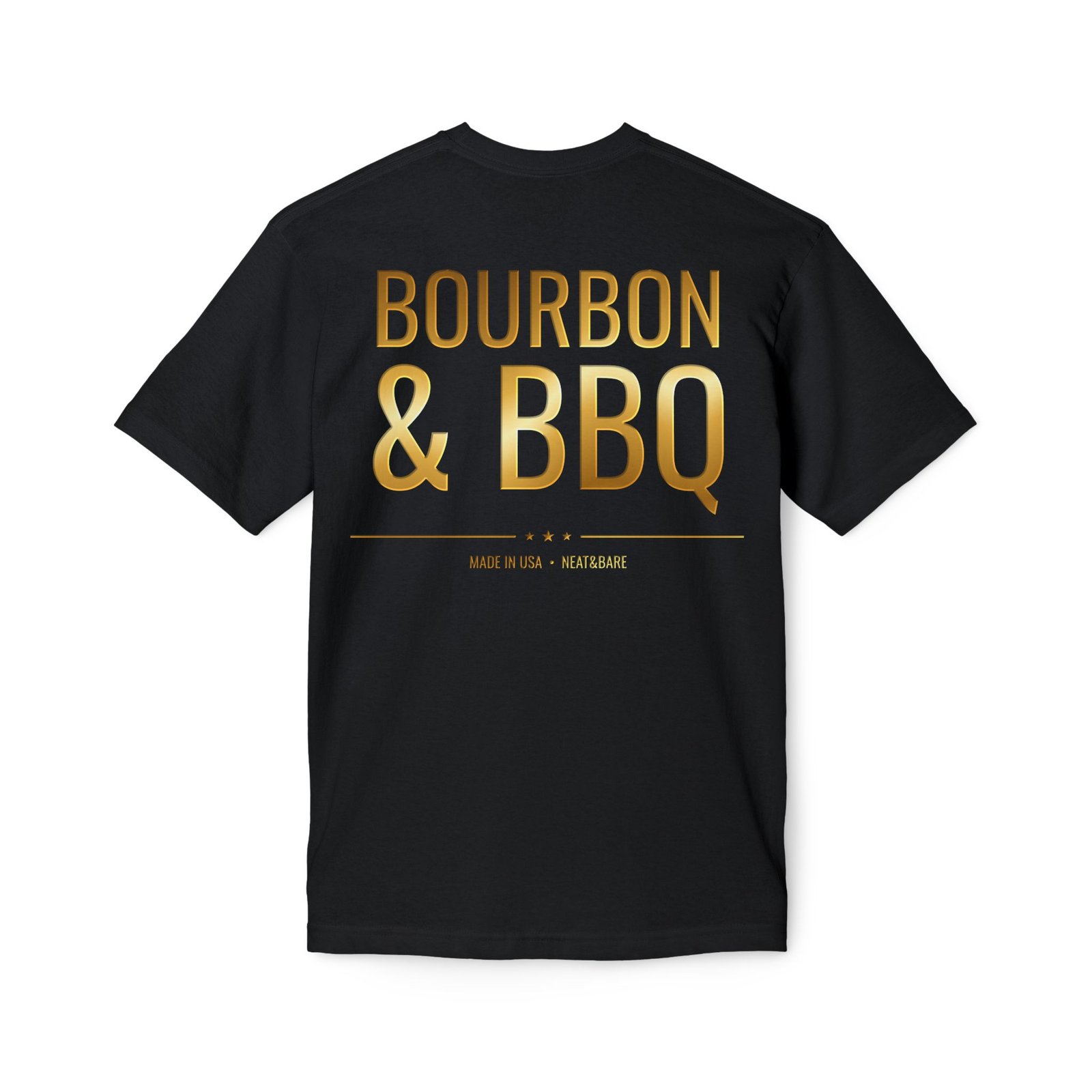 Bourbon and BBQ | Unisex Midweight T-shirt, Made in US - Image 5