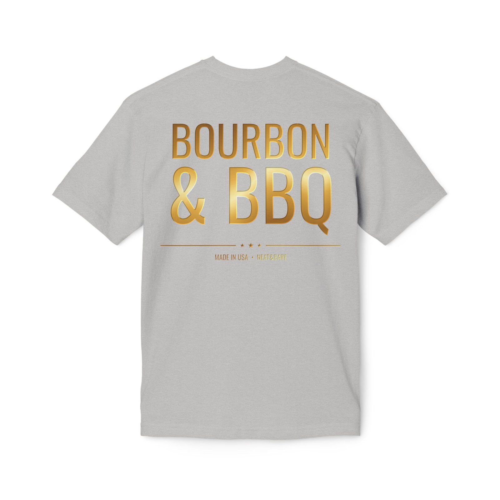 Bourbon and BBQ | Unisex Midweight T-shirt, Made in US - Image 7
