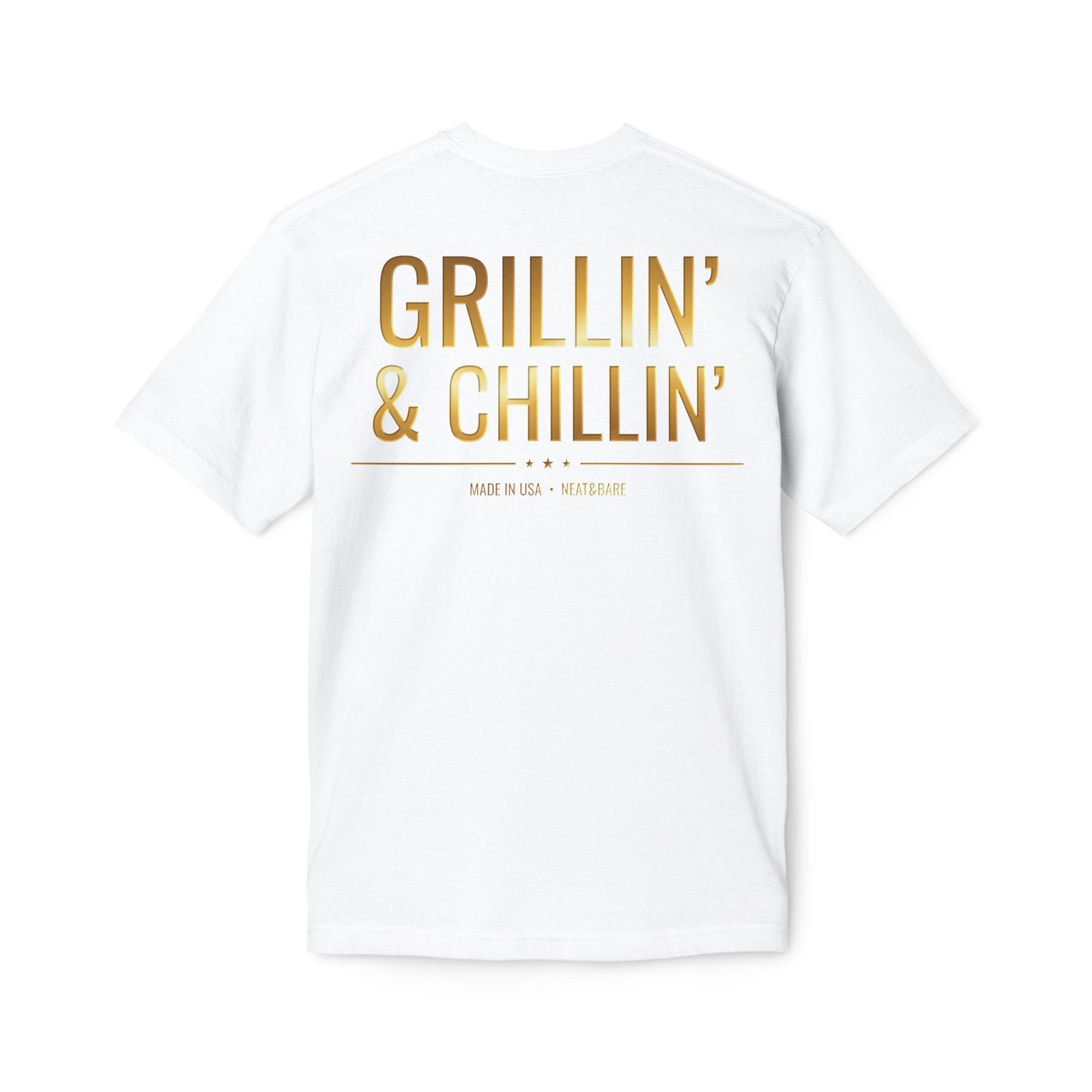 Grillin’ and Chillin’ | Unisex Midweight T-shirt, Made in US